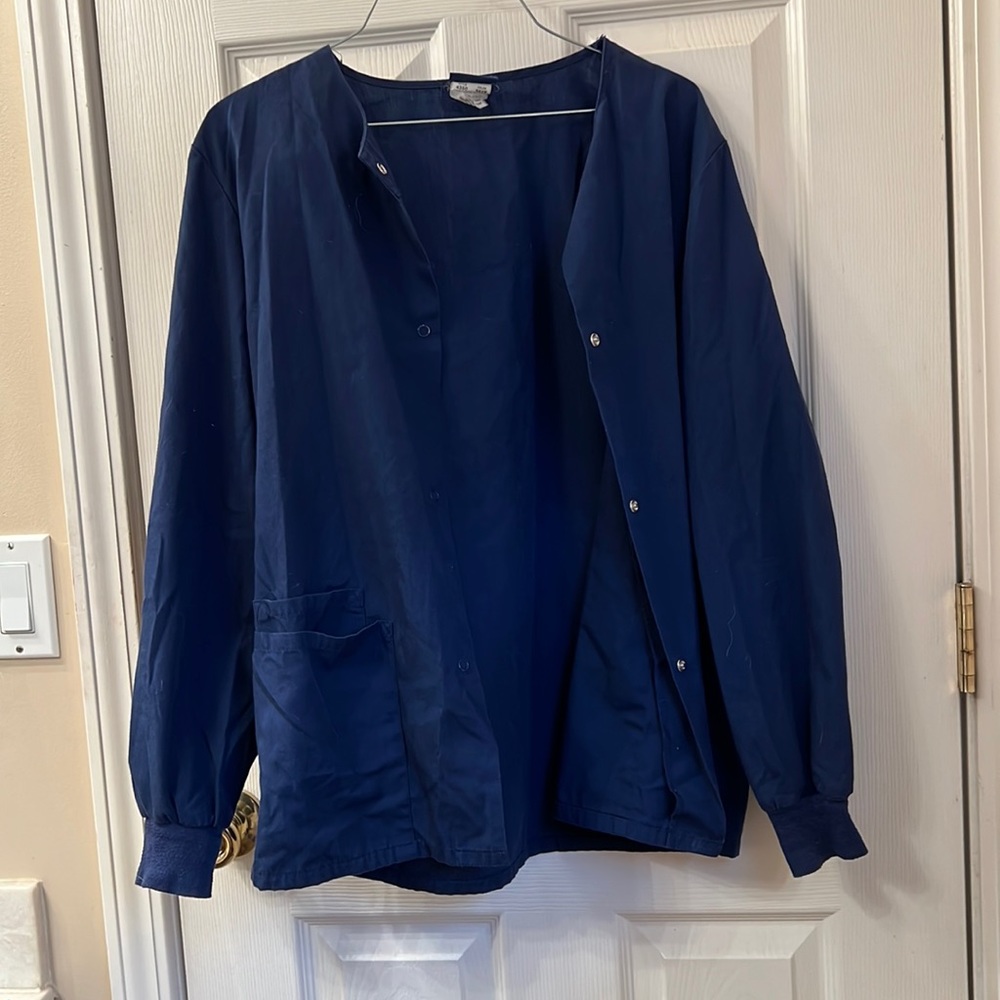 Navy Scrub Jacket